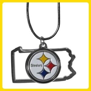 Siskiyou Pittsburgh Steelers PA State‎ Charm Necklace NFL Fan Gift